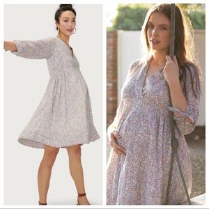 Hatch The Jami Dress Lavender Garden Floral Maternity